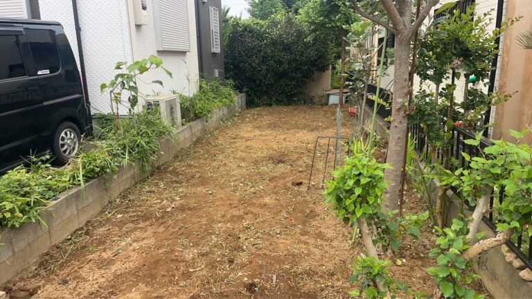 小規模畑のお手入れ